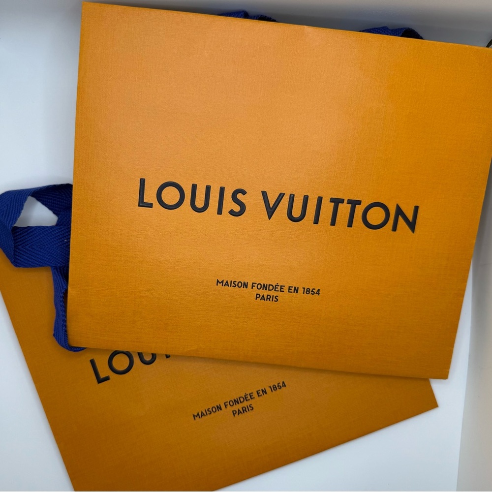 New! Louis Vuitton small gift bags - set of 2